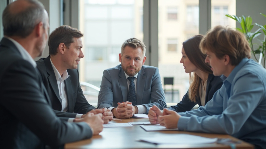 Деловое совещание и обсуждение профессиональных целей